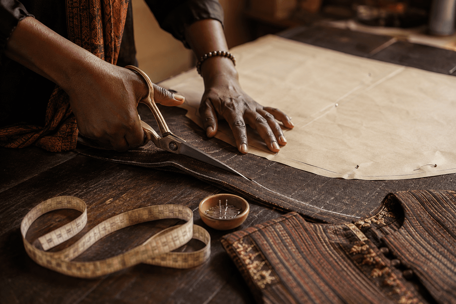 Work and studio details from Nkọ Studio